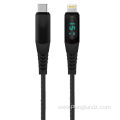 LED Power Display Fast Charging Data Transmission Cable